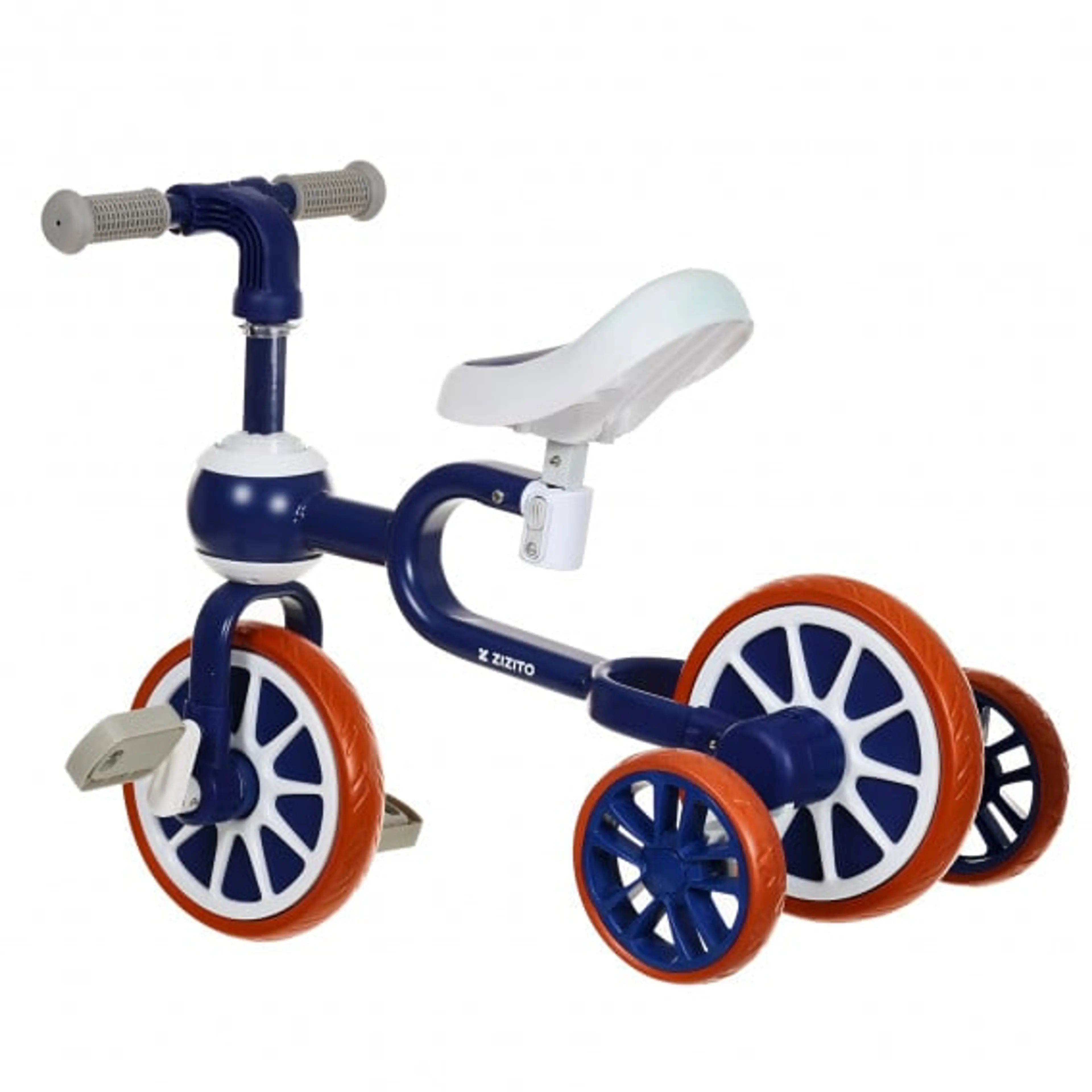 Детски велосипед RETO с помощни колела-Син